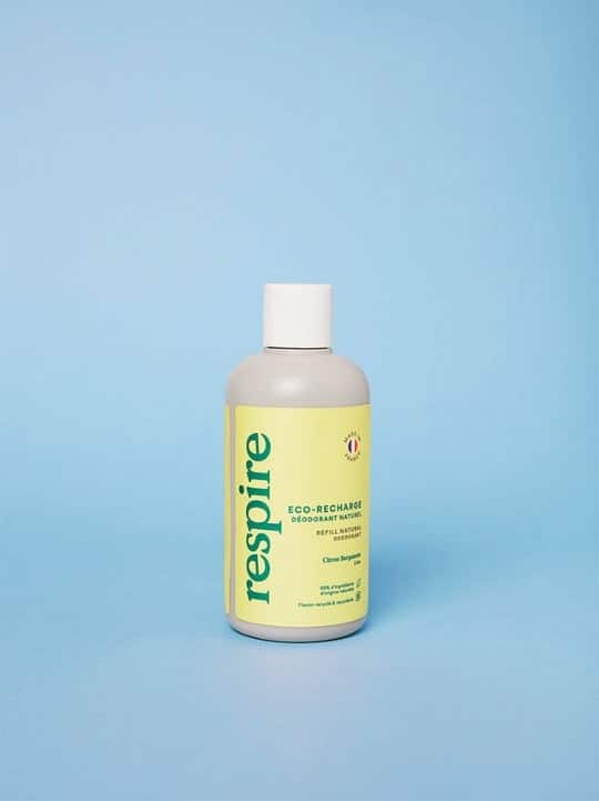 Eco-Refill Deodorant Roll-On Natural Lemon Bergamot Certified Organic 150ml