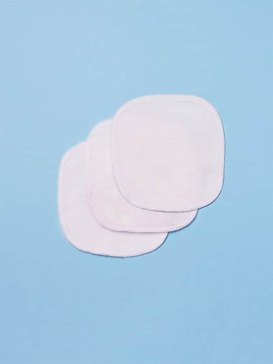 3 washable cotton pads