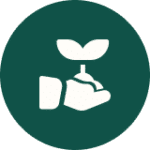 pianta a mano il mio amico.