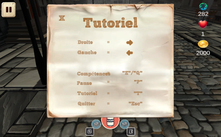 Tutoriel dans le jeu Crazy Green Frog, jeux écologiques interactifs pour les écoles et les familles