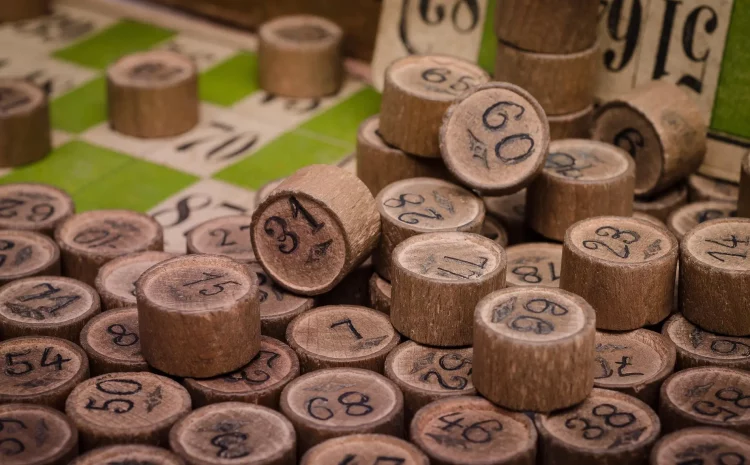 image des jetons en bois d’une lotto